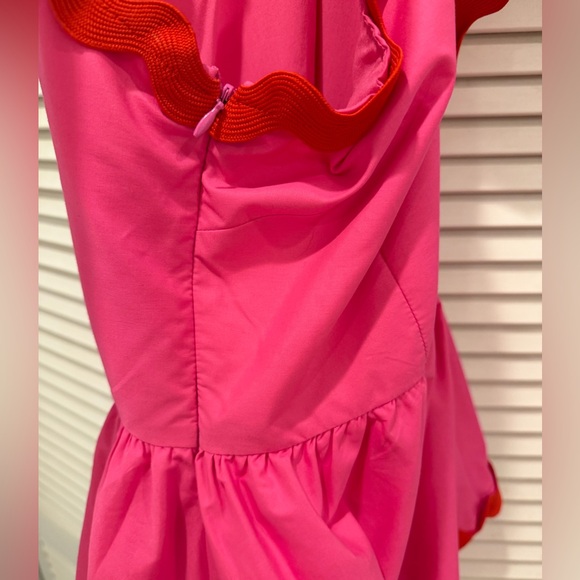 Entro Ric Rac One Shoulder Dress Large - Picture 5 of 7